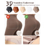 ALL OF SHE Lot de 5 Culotte Femme sans Couture Taille Haute Slip sous-vêtements Seamless Gainante Underwear High Waisted Soft Pa