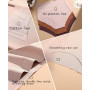ALL OF SHE Lot de 5 Culotte Femme sans Couture Taille Haute Slip sous-vêtements Seamless Gainante Underwear High Waisted Soft Pa