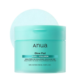 Anua PDRN Hyaluronic Acid 100 Moisturizing Pad, Disques de Soin Repulpant pour Peau de Verre au PDRN de Saumon, Hydratation Inte