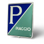 Blason Piaggio rectangulaire à encastrer pour Vespa GT GTS LX ET4 PX