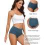 Levao Lot de 6 Culottes sans Couture Femmes Taille Haute Slips Invisibles sous-vêtements Doux Elasticité Hipster Bikini Culottes