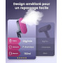 Jack&Rose Fer à Repasser Vapeur 1200W, Defroisseur Vapeur Portable et à Main pour Vêtements, Chauffage Rapide en 8s, 2 en 1 defr