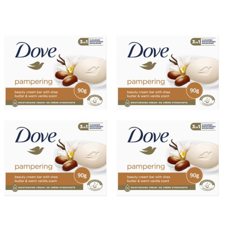 Dove Savon au Beurre de Karité (4 x 90 g)