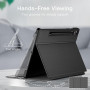 JETech Coque pour Samsung Galaxy Tab S9 11", Graphite Noir | Support Multi-Angle, S Pen Porte-Stylet, Étui Housse de Protection