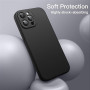 JETech Coque Silicone Magnétique pour iPhone 12 Pro Max, Noir | Compatible avec MagSafe, Toucher Soyeux, Protection Complète de