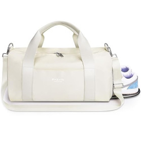 19 Pouces Sac De Sport Femme,Sac De Voyage Femme,avec Compartiment À Chaussures Et Poche Imperméable,pour Les Voyages, La Danse,