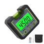 Inclinometre, HUEPAR Inclinomètre Numérique Magnetique 0 * 360 ° Niveau Numérique Électronique Arrêt Automatique, LCD et Rétroéc