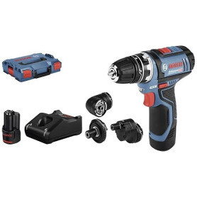 Bosch Professional 12V System perceuse-visseuse sans-fil GSR 12V-15 FC - FlexiClick System (2 batteries 2,0 Ah, chargeur GAL 12V