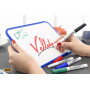 BIC Velleda 1741 Feutres pour Tableau Blanc Effaçables à Sec Pointe Conique Moyenne - Couleurs Assorties, Pochette de 4