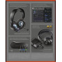 SteelSeries Arctis Nova Pro Omni - Casque Gaming sans Fil Hi-Res Audio, 96kHz/24bits, ANC, Micro ClearCast Pro, réduction de Bru