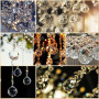 35 Pcs Attrape Soleil Cristal,Suncatcher Pendentif en Cristals, Sun Catcher Attrape-Soleils en Cristal Prismes,Pendentif Capteur