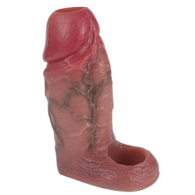 Gaines pour Pénis avec Anneau Penien Sex Toýs Homme Gaine Penisse Realiste Large XXL,Manchon Penis Pénien Agrandisseur Extenseu
