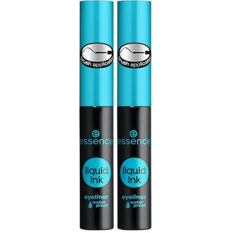Essence - Eyeliner Liquide Ink Waterproof - 01 Black (Lot de 2)