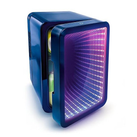 Canal Toys – So Chill – Mini réfrigérateur Infinity LED | 6 canettes (ou 8 mini) - alimentation USB 5 V SELV - porte effet miroi