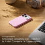 Beats Coque pour iPhone 17 Pro équipée MagSafe avec Commande de l'appareil Photo, Fini Mat, Doublure en Tissu Microfibre - Rose