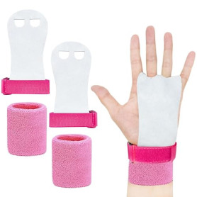 CZ Store ✮Marque Française✮ Paire de manique Gym Enfant/Adulte ✮Garantie A Vie✮ Gants Gym en Cuir en Cuir|4 Tailles 2 Couleurs|P