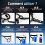 Cages de Chasteté Pénis Cock Cage Chastetée Plate - BDSM Chastity Cage Sissy APP Connectée, Ceinture de Chasteté Vibrante pour