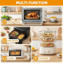 Papier Cuisson Air Fryer pour Philips Dual Airfryer Série 3000/5000 NA350 NA352 NA550 9L(6L/3L) Moulinex 8,3L(5,2L/3,1L), HONYAO