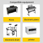 Adaptateur mini USB mâle vers MIDI femelle, adaptateur d'imprimante mini USB mâle vers USB B pour imprimantes, synthétiseur de p
