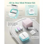 Mini Imprimante Thermique Portable, Mini Imprimante Etiquette Autocollante | T02 Imprimante Photo, Bluetooth Mini Sticker Printe