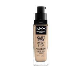 NYX Professional Makeup Fond de Teint Liquide Couvrant Tenue 24h Can't Stop Won't Stop Liquid Foundation, Waterproof, Fini Mat,