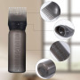 JOYOLA Lot de 4 Applicateur Huile Cheveux, Hair Oil Applicator avec Peigne Brosse Massage, Hair Dye Brush Bottle, Brumisateur, O