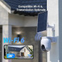 EZVIZ 3K+(6MP) 2PK Caméra Extérieure sans Fil CB8 Lite+5W Panneau Solaire | Mode AOV (Enregistrement 24h/24), Détection de Perso