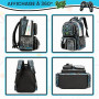 HTgroce Cartable Garçon Primaire Sac à Dos Garçon Sac à Dos Scolaire avec Sac à Lunch Trousse pour Enfants CM1
