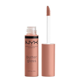 NYX Professional Makeup Butter Gloss Repulpant Non Collant Madeleine | Texture douce crémeuse, Couverture légère à moyenne, Seul