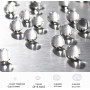WITCOLOR Lot de 120 000 perles d'eau transparentes en gel - Pour vases, bougies flottantes, décoration de mariage, décoration de