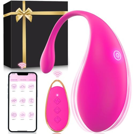 Vibromasseurs Feminin Oeuf Vibrant Femme à Distance Vibromasseur, Femme Clitoridien Puissant Sex Toýs Femme Couple Plaisir Gode