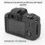 BCMCZCDC Coque de protection en silicone pour Canon EOS R100 - Accessoires avec 2 films de protection d'écran - Protection d'obj