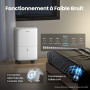 COMFEE' Déshumidificateur Compacte, Absorbe jusqu'à 10L/jour, Mode nuit, Child lock, Minuterie 24H, Réservoir 2,5 L, Pour pièce 
