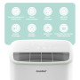 COMFEE' Déshumidificateur Compacte, Absorbe jusqu'à 10L/jour, Mode nuit, Child lock, Minuterie 24H, Réservoir 2,5 L, Pour pièce 