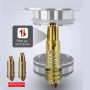 Lot De 2 Bondes À Ressort en Laiton pour Bonde De Baignoire Pop Up Click Clack,pour Bonde Clic Clac pour Lavabo,Remplacement De