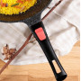 Kamberg - Wok 30 cm - Manche Amovible - Fonte d'Aluminium - Revêtement pierre - Couvercle en Verre - Tous Feux dont Induction -