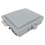 Buachois Boîte à Bornes à Fibre Optique, Boîtier de Répartition de Terminaison Ftth Étanche à 12 Cœurs, Boîtier de Distribution