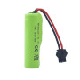 ZYGY 2PCS 3.7V 500mAh Batterie SM-2P & câble de Charge USB pour Télécommande d'ingénierie de véhicule d'entraînement DE35 DE38 D