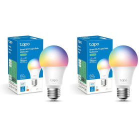 Tapo Ampoule Connectée WiFi, Ampoule LED E27 Multicolore 2500K-6500K, Dimmable 8.7 W 806Lm, Compatible avec Alexa et Google Home
