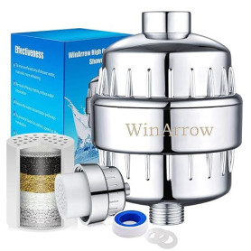 WinArrow Filtre à douche Cartouche de Filtre Remplaçable | Aide à soulager les Cheveux et la Peau de Sécheresse Supprimer le Chl
