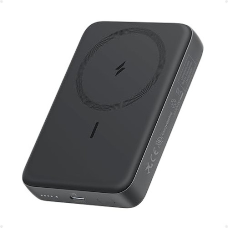 Anker Batterie Externe Magsafe 10000mAh 30W, Power Bank sans Fil Compacte avec Recharge Rapide PD, Chargeur Durable et Agréable