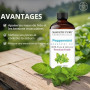 Majestic Pure Huile Essentielle de Menthe Poivrée, 60ml | Avec compte-gouttes en verre – Huiles essentielles pour diffuseur, aro