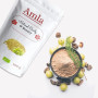 Amla en poudre BIO d’Inde avec pinceau en silicone-Lutte contre la chute des cheveux, les pellicules et vieillissement de la pea