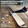 Aerobik | Housse Poutre Gymnastique Enfant Galaxy 240x10x6 cm | Housse de Remplacement Zip en U Lavable | Compatible Poutre Gym