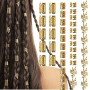 Lot de 40 bijoux de cheveux pour dreadlocks - Réglables - En métal - Pour cheveux - Pinces à cheveux en spirale - Accessoires de