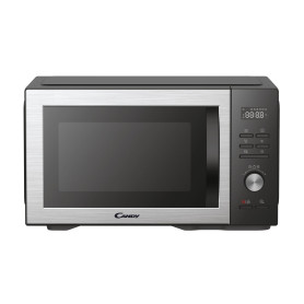 Candy Essenza CMWA32EDLB Four Micro-ondes 1000W 32L Digital, Fonction Décongélation et Nettoyage Auto, Cavité Inox, Plateau Tour