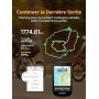 iGPSPORT BSC500 Compteur Velo sans Fil, Tactile 3,3" Map Vocale Navigation | Entraînement Climb Mode VAE Recalcul Automatique d’