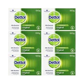 6 x Dettol Original Savon Paquet Double 2 x 100gr