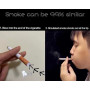 Lot de 2 Fausses Cigarettes Bouffantes - Accessoire de Costume - 8,3 cm - Durable et réaliste - Idéal pour Les fêtes à thème et