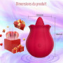 Vibromasseur Femme Clitoridien Sex Toys,Vibromasseurs Feminin avec 10 Modes de Léchage & Vibration,Gode Vibro-masseur Jouet Sexu